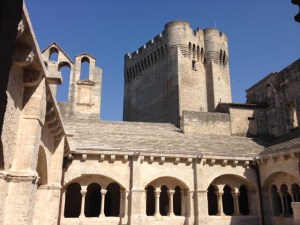 Mid-11th century abbey outside Arles, Montmajour Abbey, is a gorgeous ruin beautifully maintained. It was the setting for the film "The Lion in Winter." Spent a spell-binding hour wandering its ancient and cavernous halls.